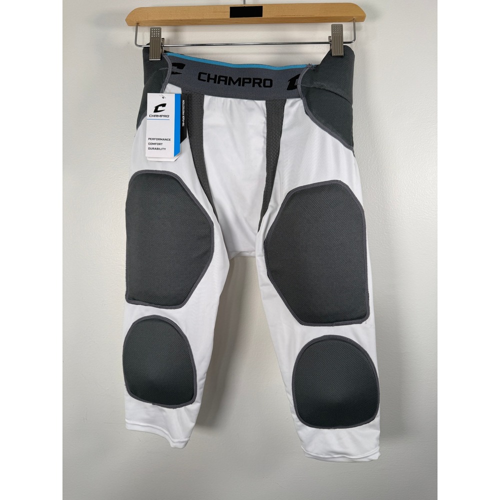 Champro Padding Girdle Men S Tri-Flex White Integrated Football NEW Flaw